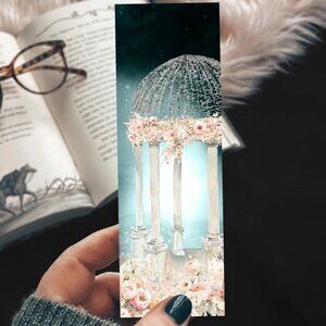 3 for $15 - Garden Gazebo Watercolor Cardstock Bookmark - NEW in Packaging